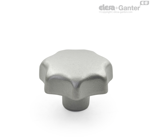 DIN 6336-NI Yıldız topuzlar Paslanmaz Çelik | Elesa+Ganter
